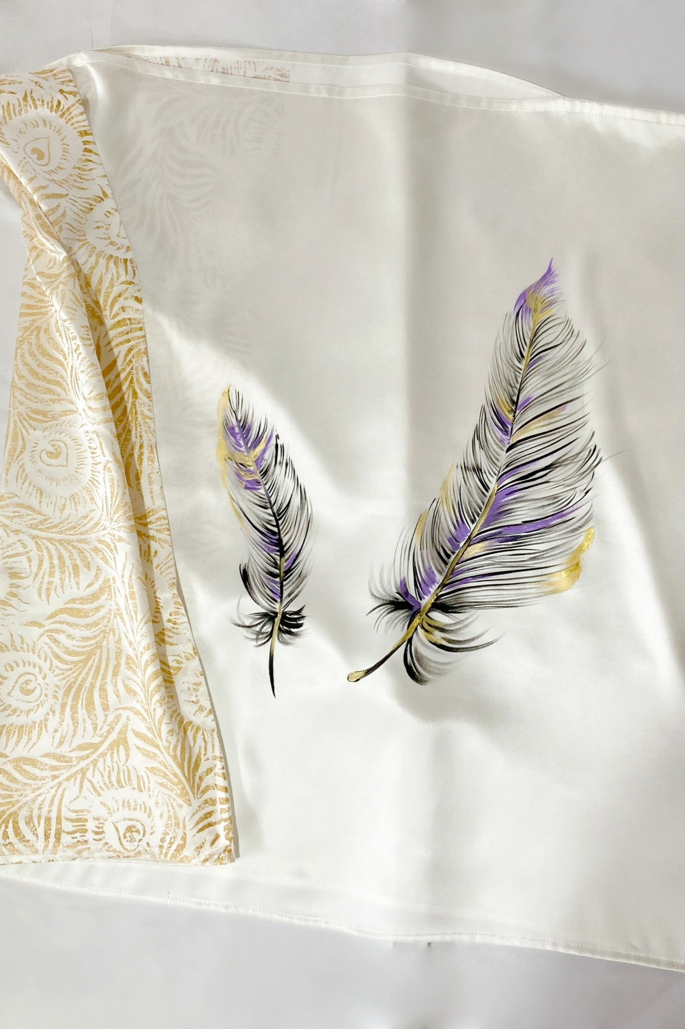 99売切|SILK_Tshirt羽根
