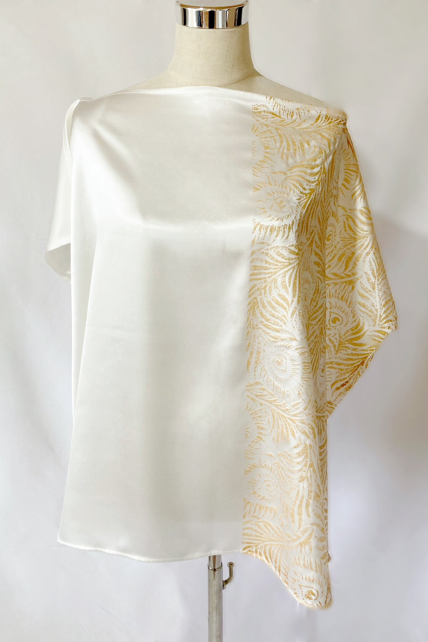 ９９売切｜ＳＩＬＫ＿Ｔｓｈｉｒｔ羽根